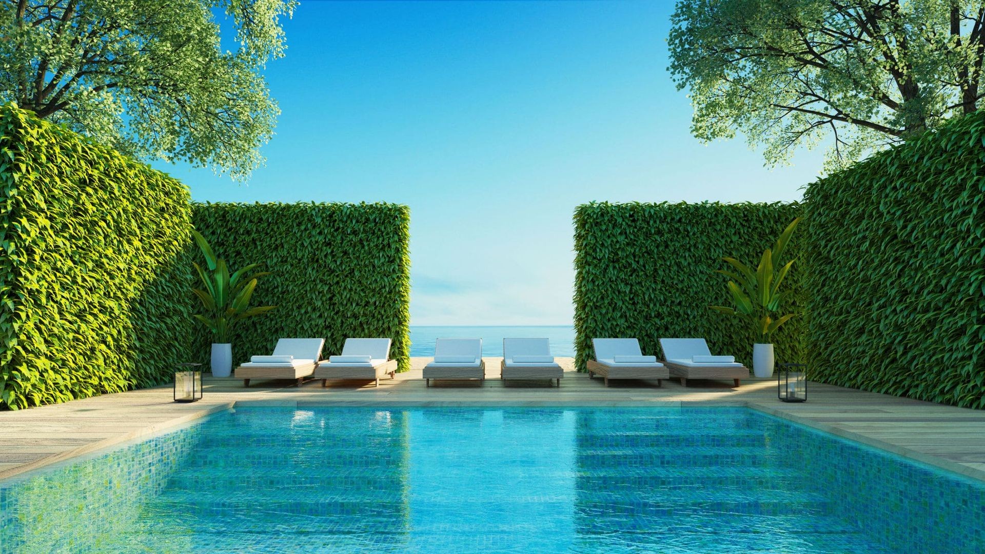 remove chlorine smell from pool